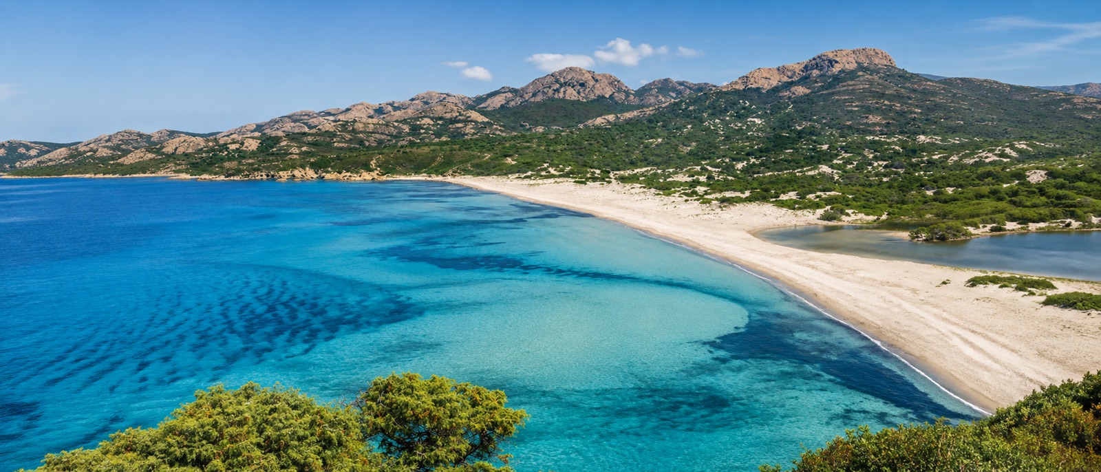 Plage de l’Ostriconi et son étang